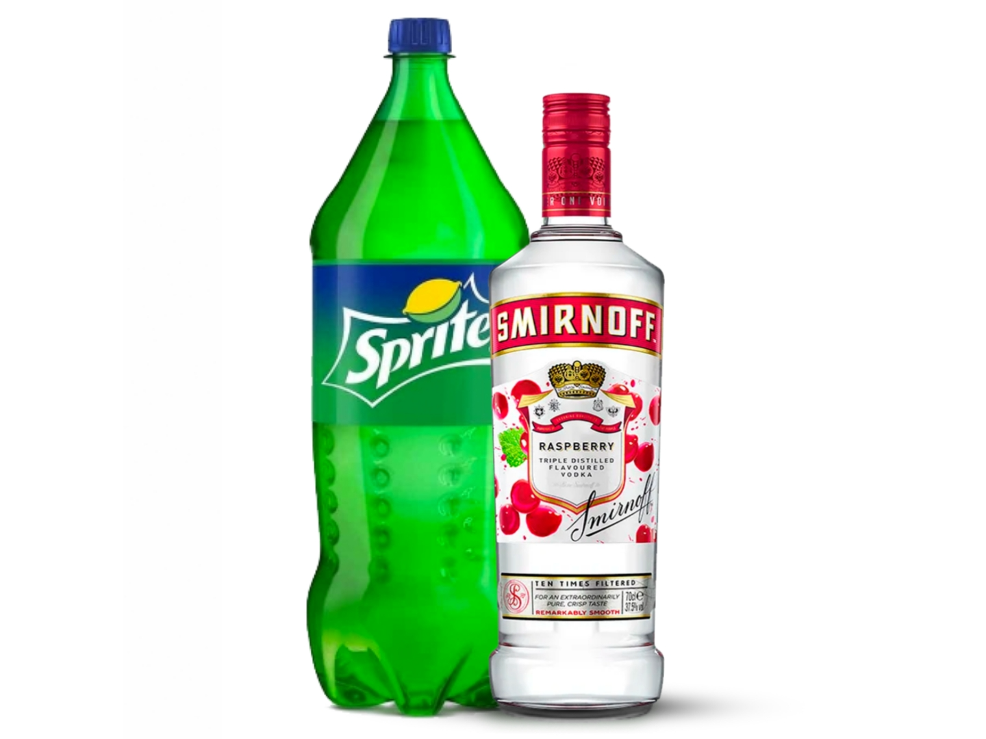 1 Smirnoff saborizado + 1 Sprite 2,25lt