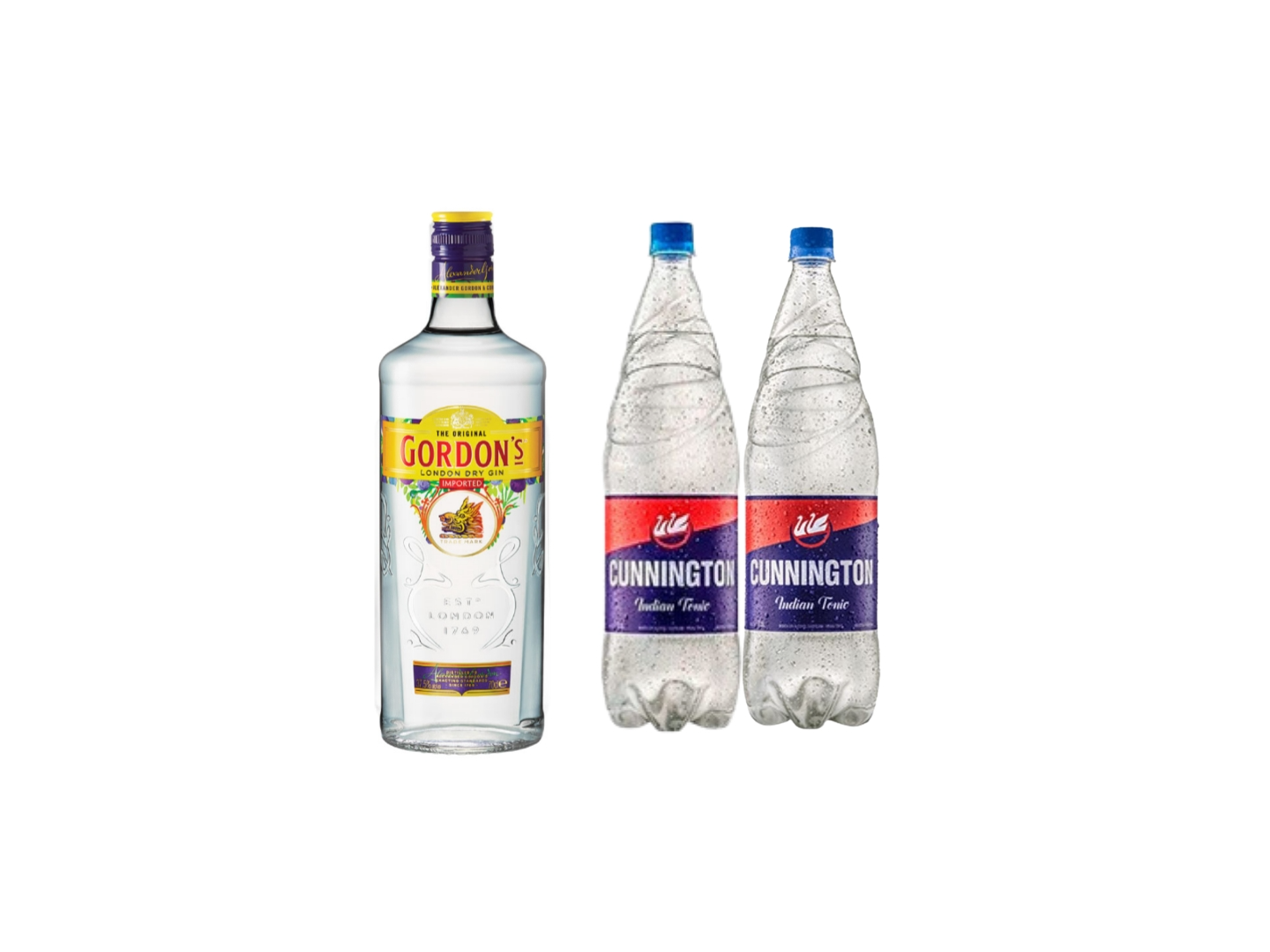 Gin Gordon's + Agua tonica 1,5lt