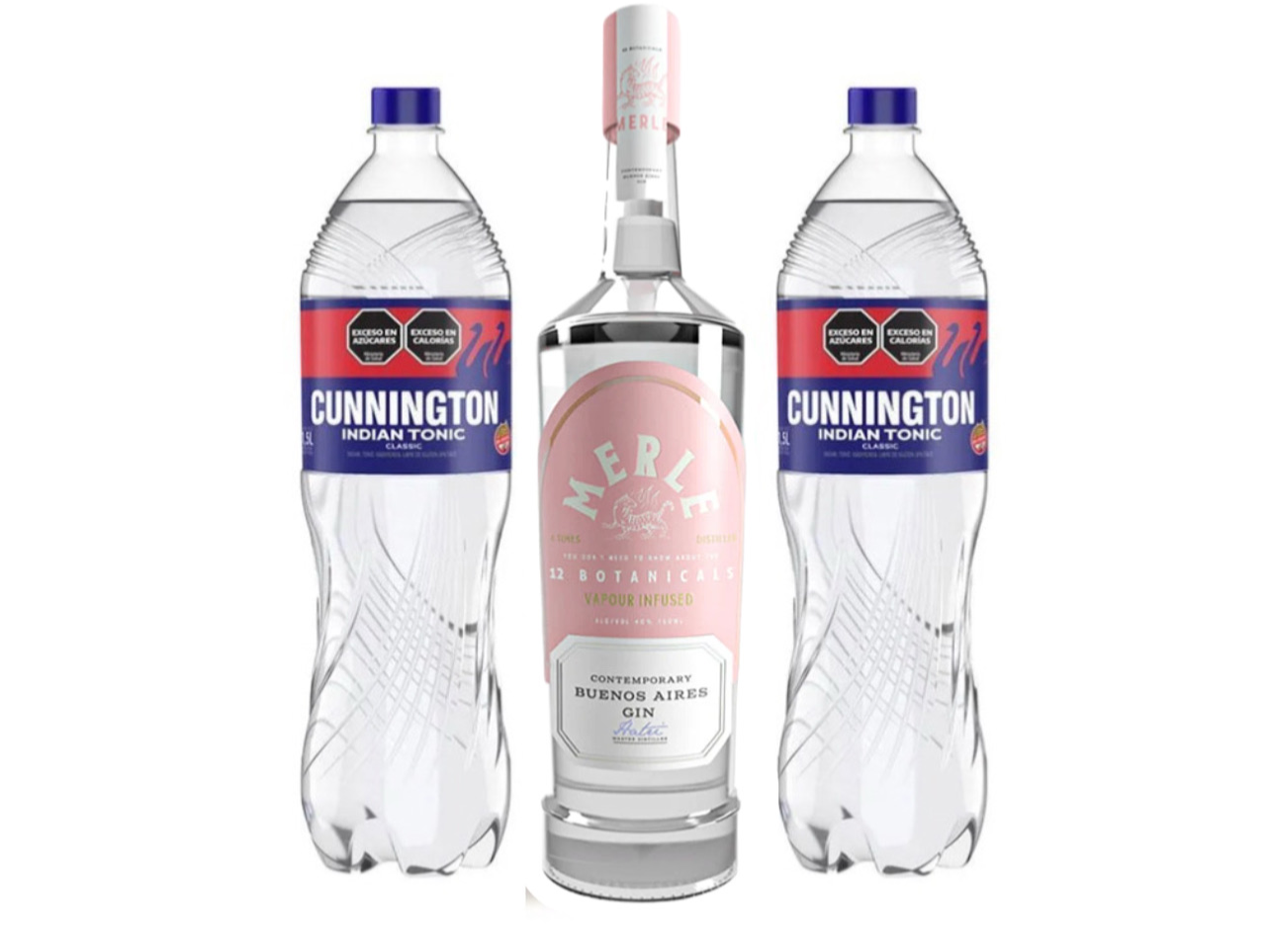 Gin Merle + Agua Tónica 1,5lt