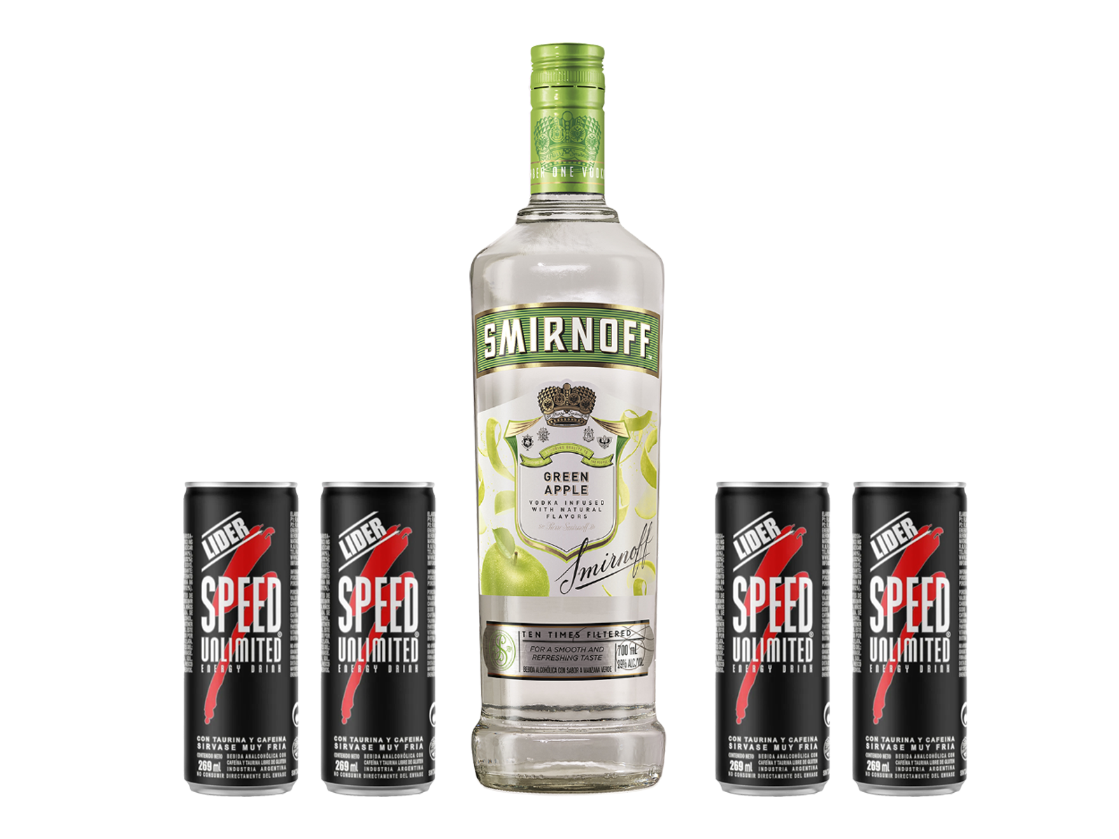 Smirnoff Saborizado + 4 Speed 269ml