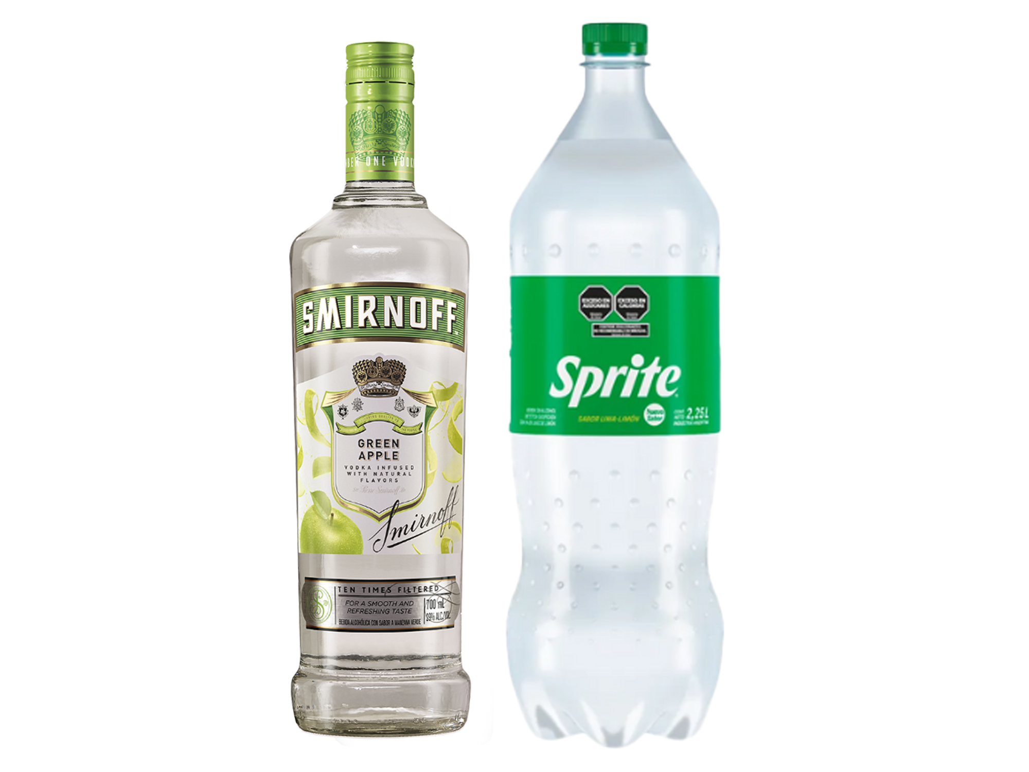 Smirnoff Saborizado + 1 Sprite 2.25lt