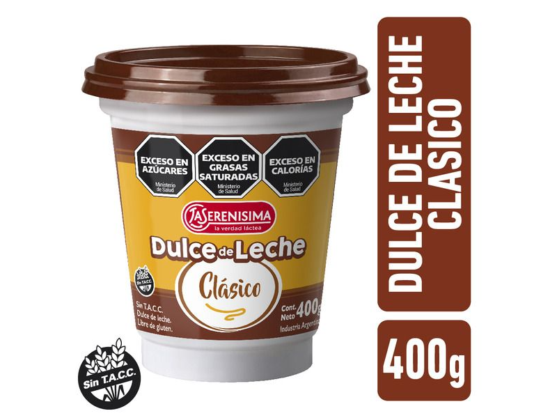 DULCE DE LECHE LA SERENÍSIMA CLÁSICO 400G