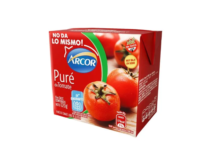 PURE TOMATE ARCOR 520 GR