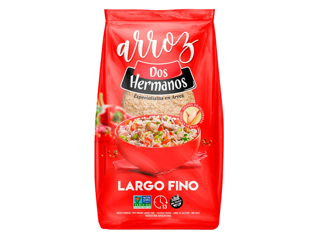 ARROZ DOS HERMANOS LARGO FINO 1KG