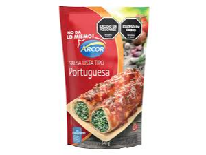 SALSA LISTA ARCOR  PORTUGUESA X340G