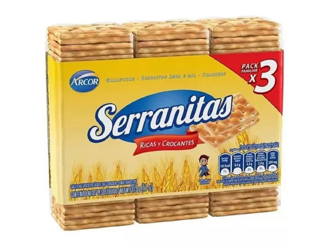 GALLETITASS SERRANITAS X3