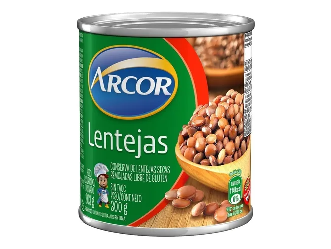 LENTEJAS ARCOR LATA