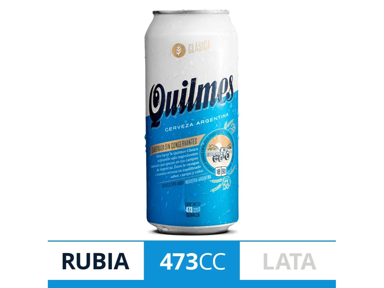 CERVEZA QUILMES LATA 473 CC