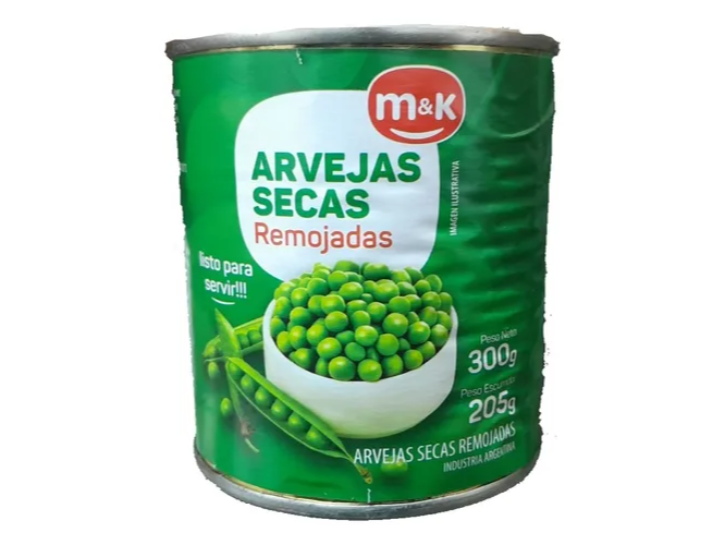 ARVEJAS M&K 350G
