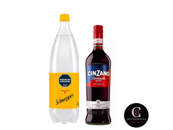 Cinzano Rosso + Schweppes 1,5 lt (Copia)
