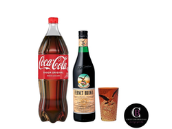 Fernet Branca 750ml + Coca Cola 1,5lt + Ecovaso de regalo!