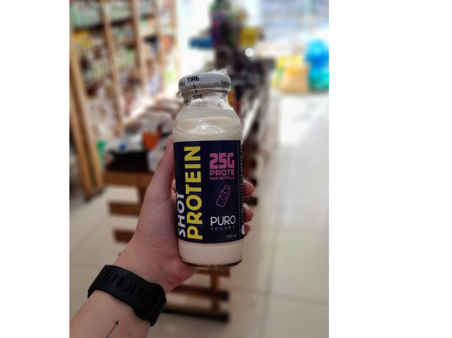 yogur bebible proteico sabor vainilla