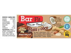 barras proteicas mani y coco onda fit
