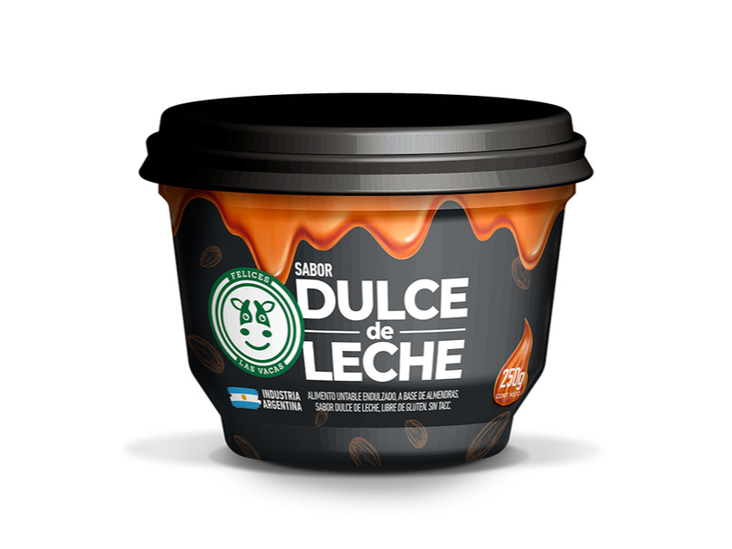 Dulce de leche de almendras - Felices las vacas