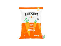 Chips de zanahoria y sal marina