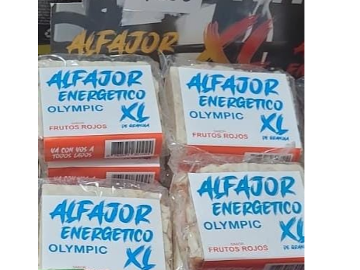 Alfajor proteico Xl con arandanos