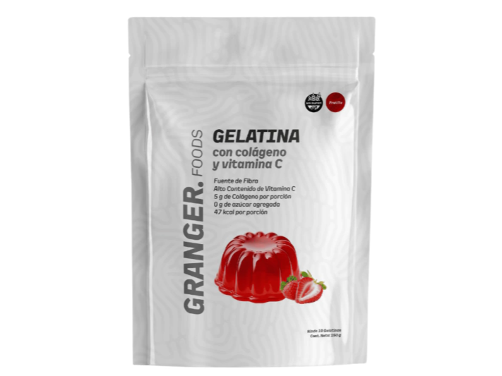 Gelatina con colàgeno y vitamina C
