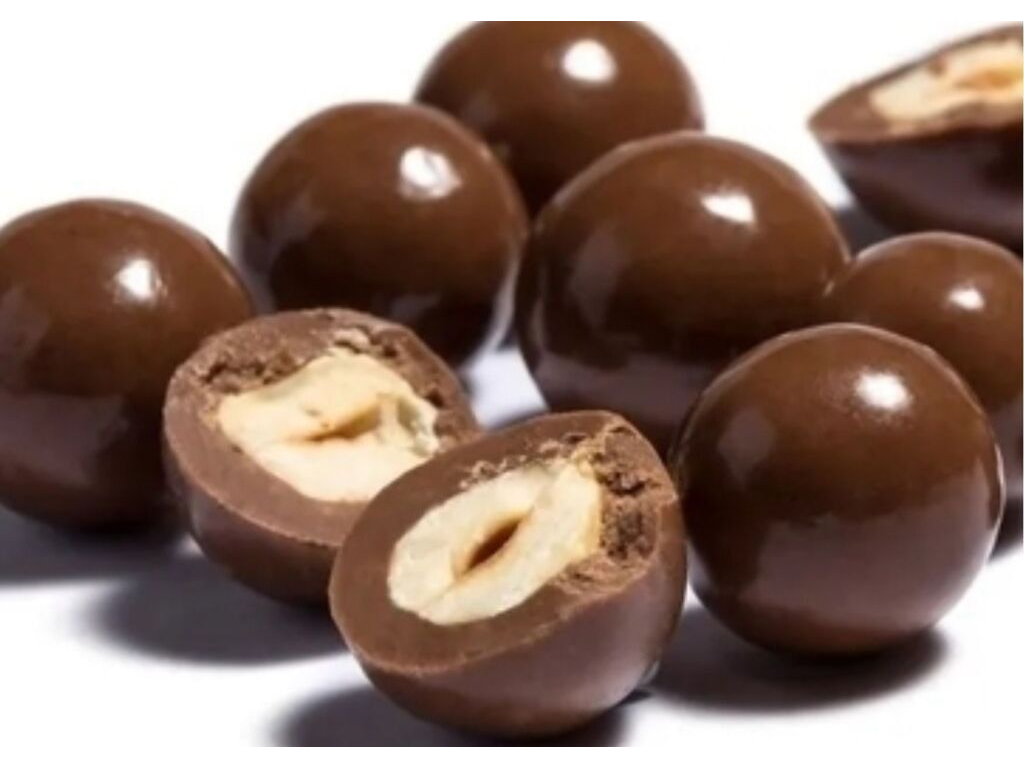 Avellanas con chocolate