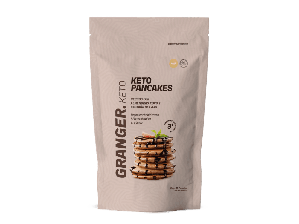 premezcla Granger para panqueques Keto sabor vainilla