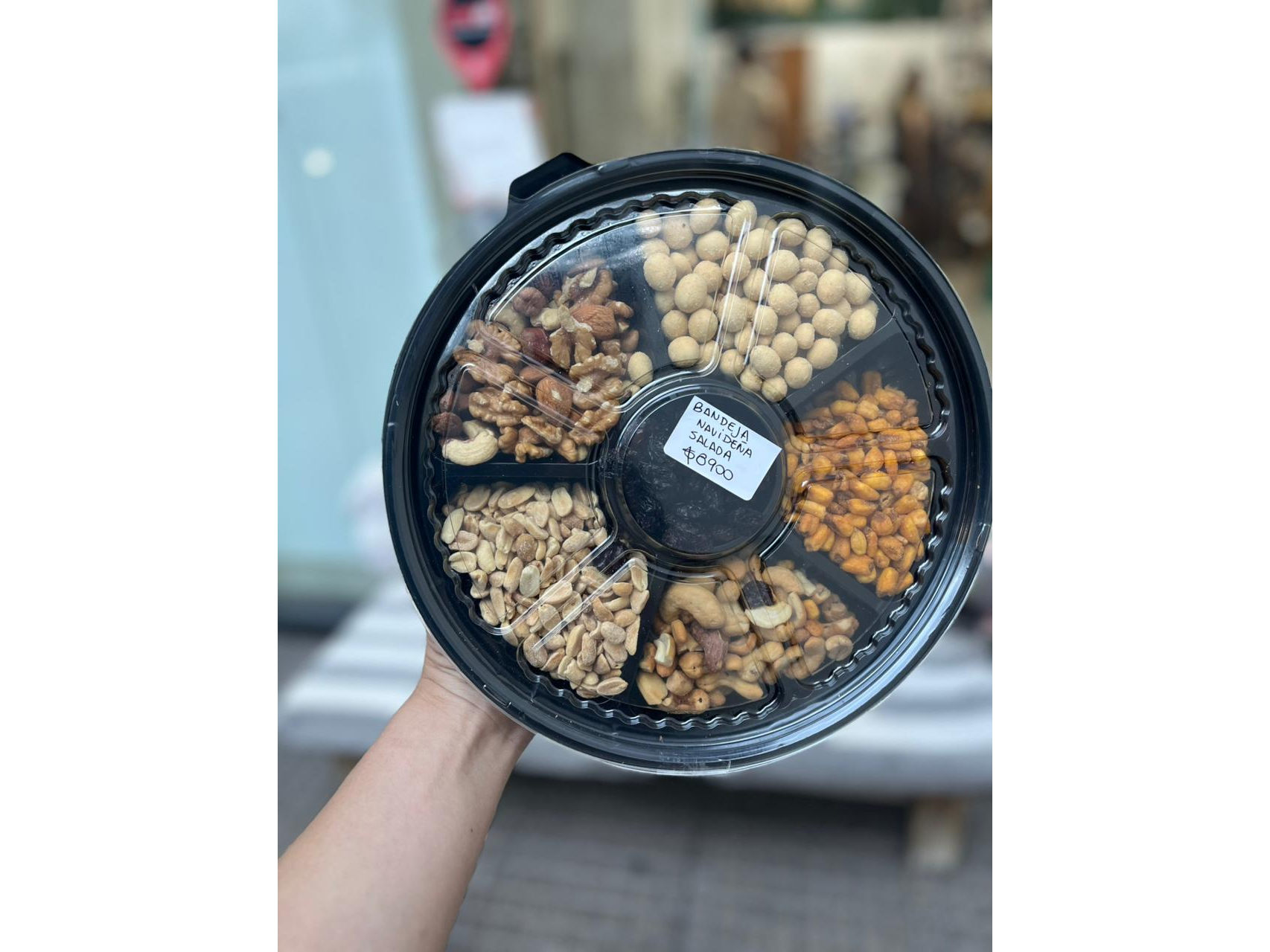 Bandeja salada navideña