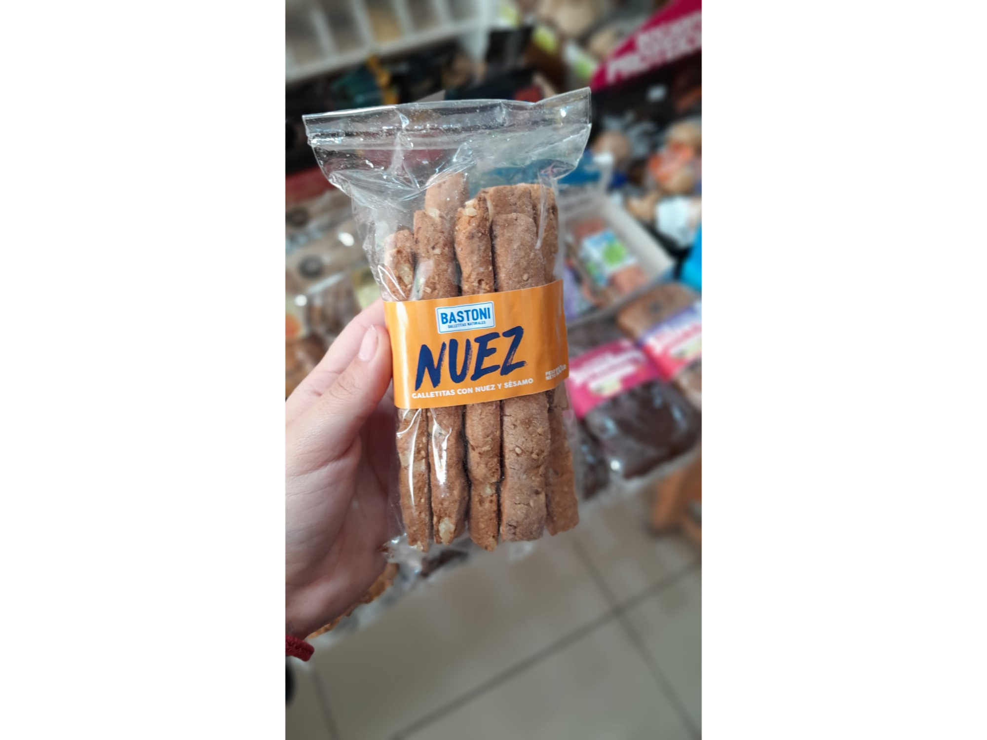 Galletitas con Nuez y sesamo 130g