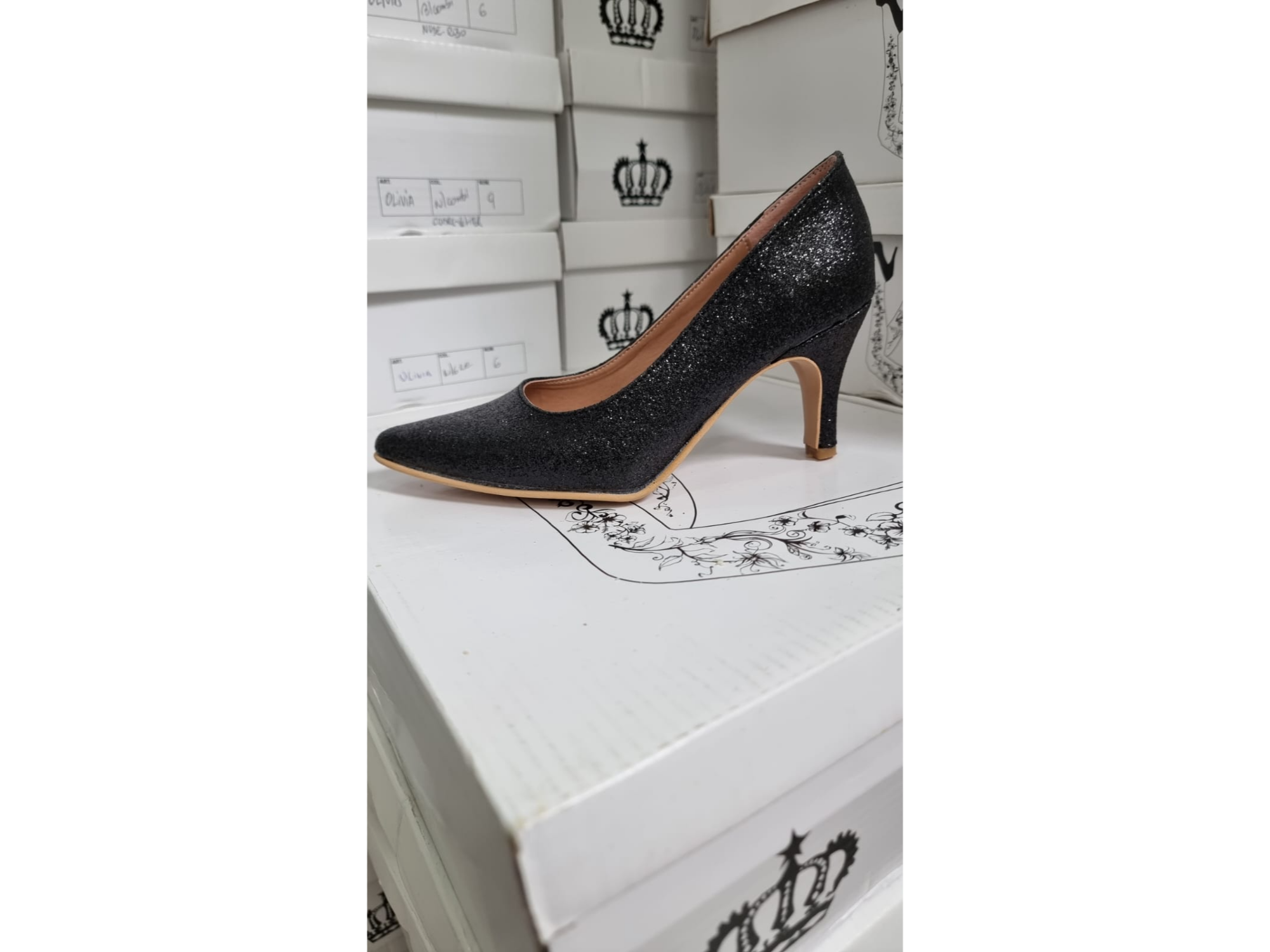 AGATHA GLITTER Negro