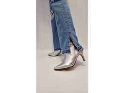 QUEEN TACO FINO PLATA METALIZADO