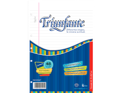 Repuesto Triunfante A4 x 48 Hjs.- cuadriculado 90 G/M2