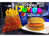 BURGER JR + PAPAS PEQUEÑAS + GASEOSA