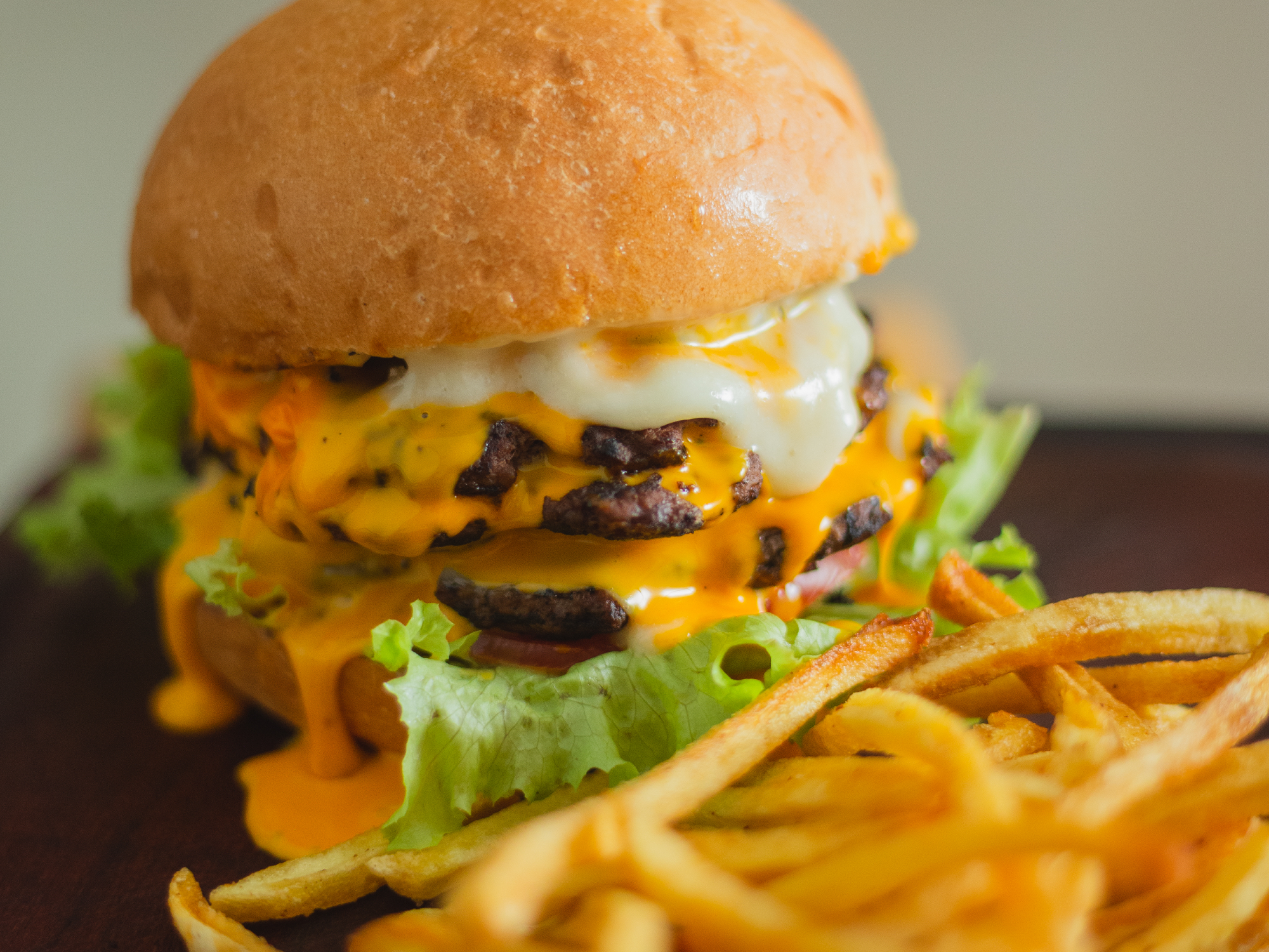 Hamburguesa triple