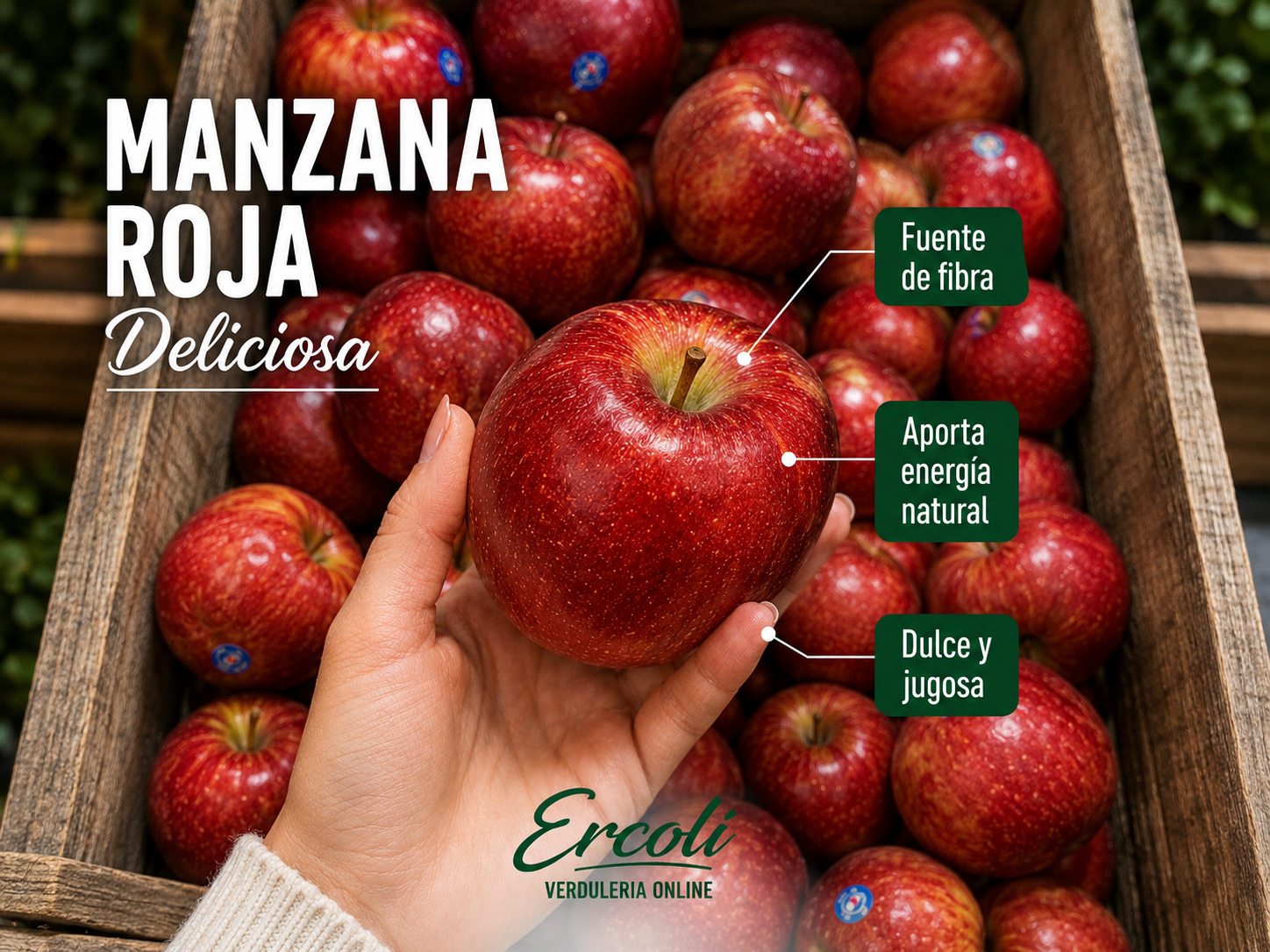 Manzana Roja DELICIOSA