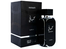 PERFUME MASCULINO ARABE LATTAFA HAYAATI BLACK EDP 100ML