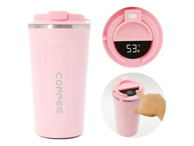 Vaso cafetero rosa