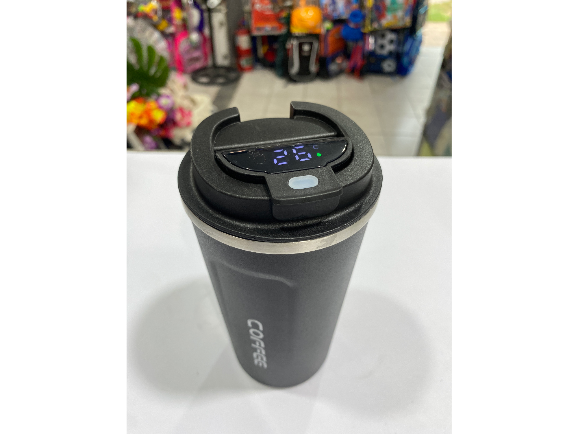 Vaso cafetero negro