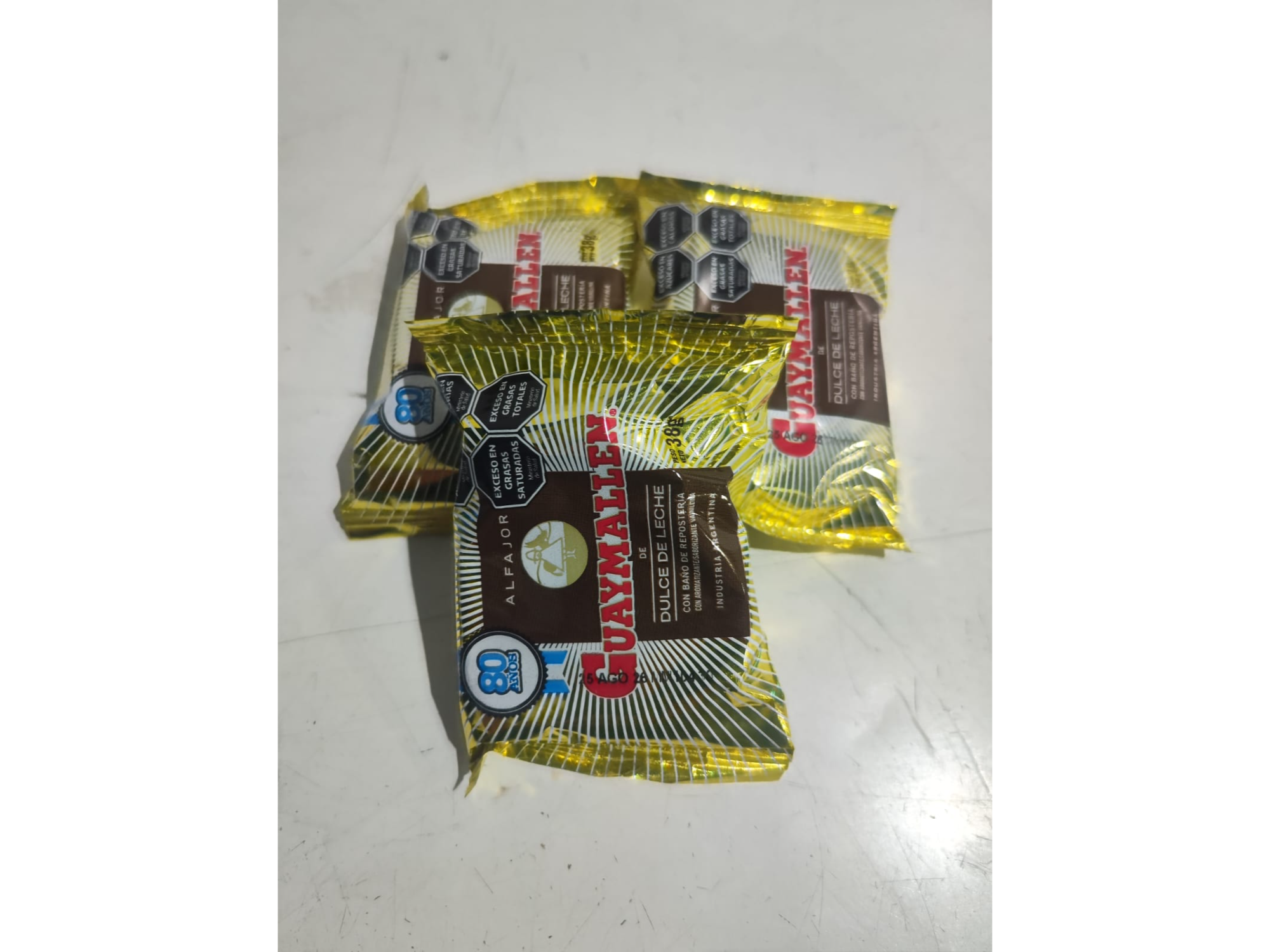 Guaymallen simple de chocolate