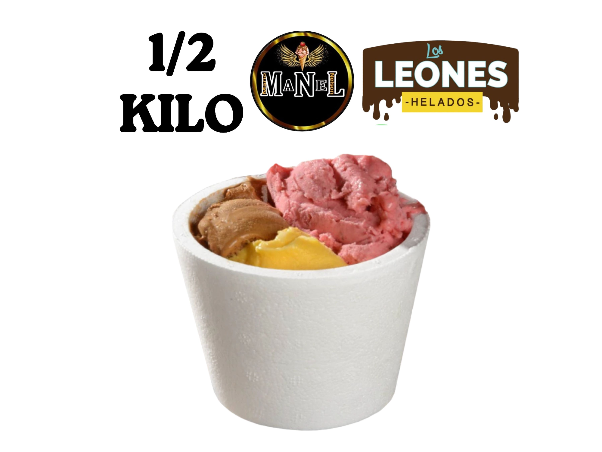 1/2 Kg de helado