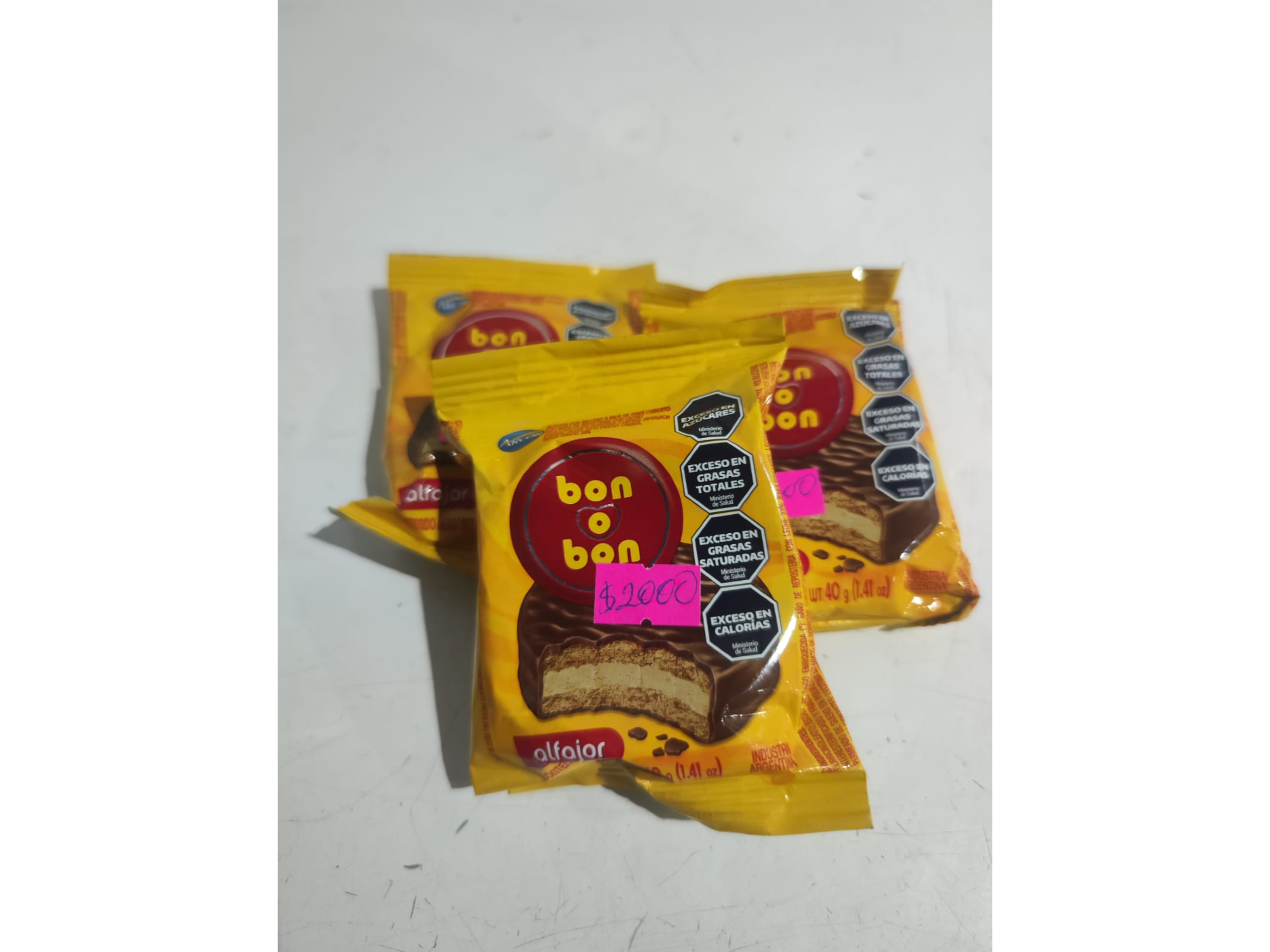 Alfajor simple bon o bon