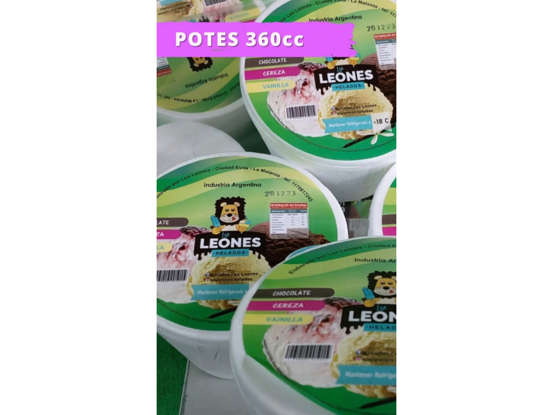 Potes 360 cm3 x 12 unidades