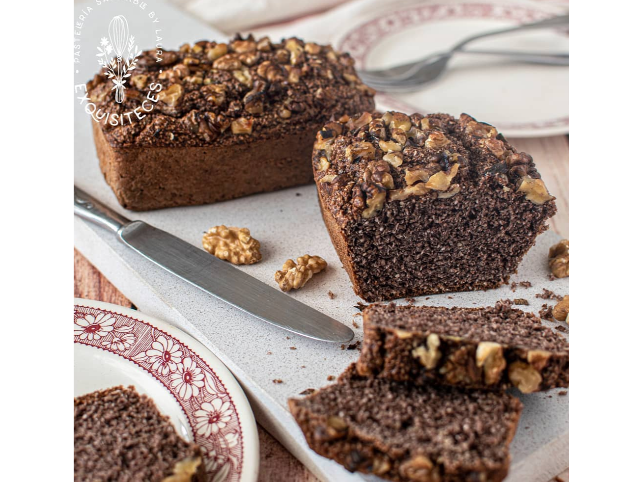 Budin de avena y chocolate