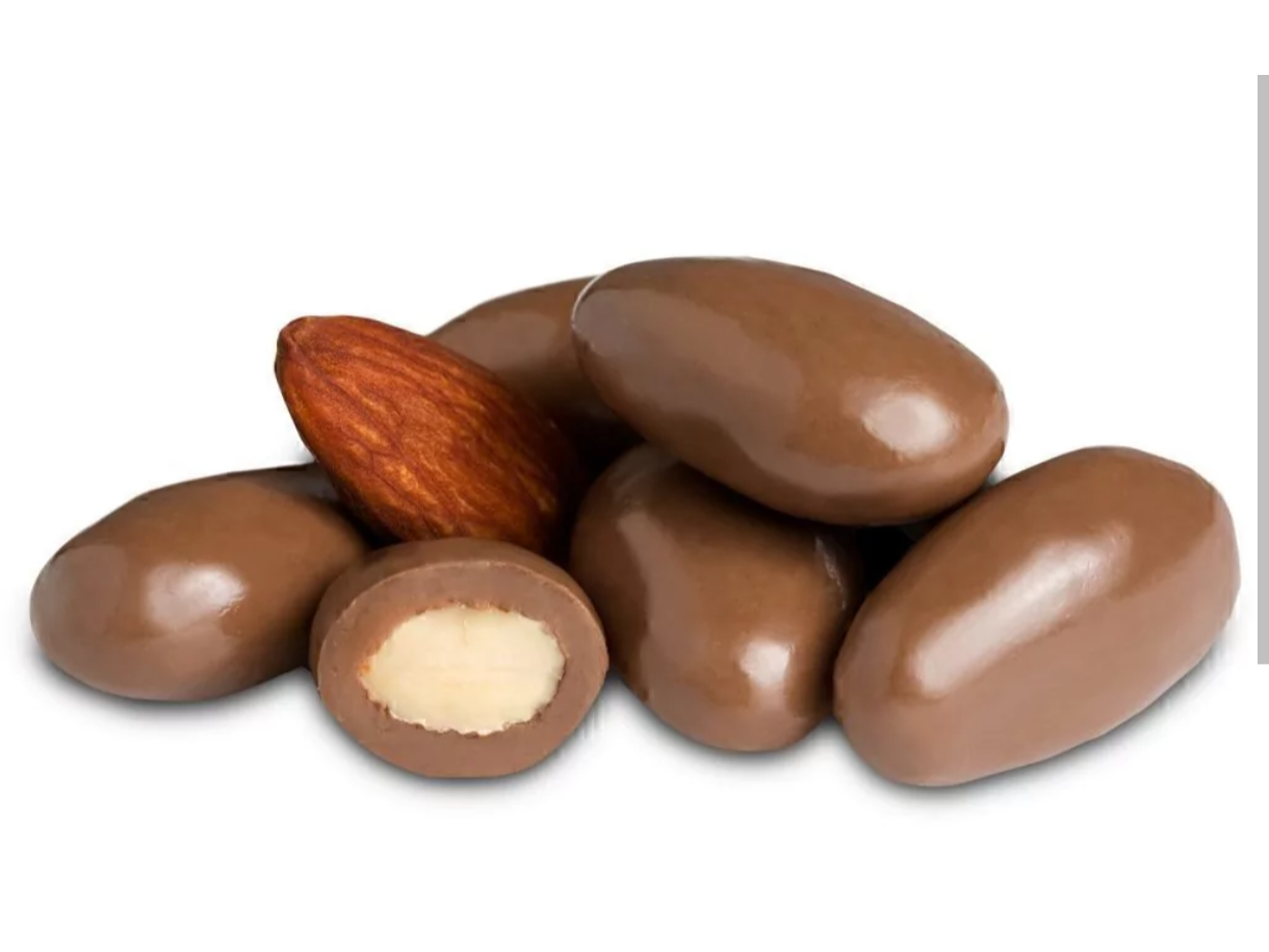 Almendras con chocolate