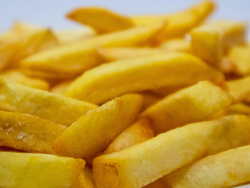 Porcion de papas fritas