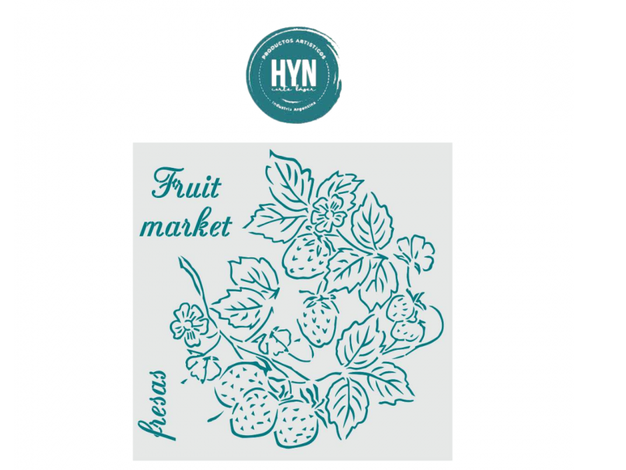 Hyn Stencil Ste066 20x20 cm