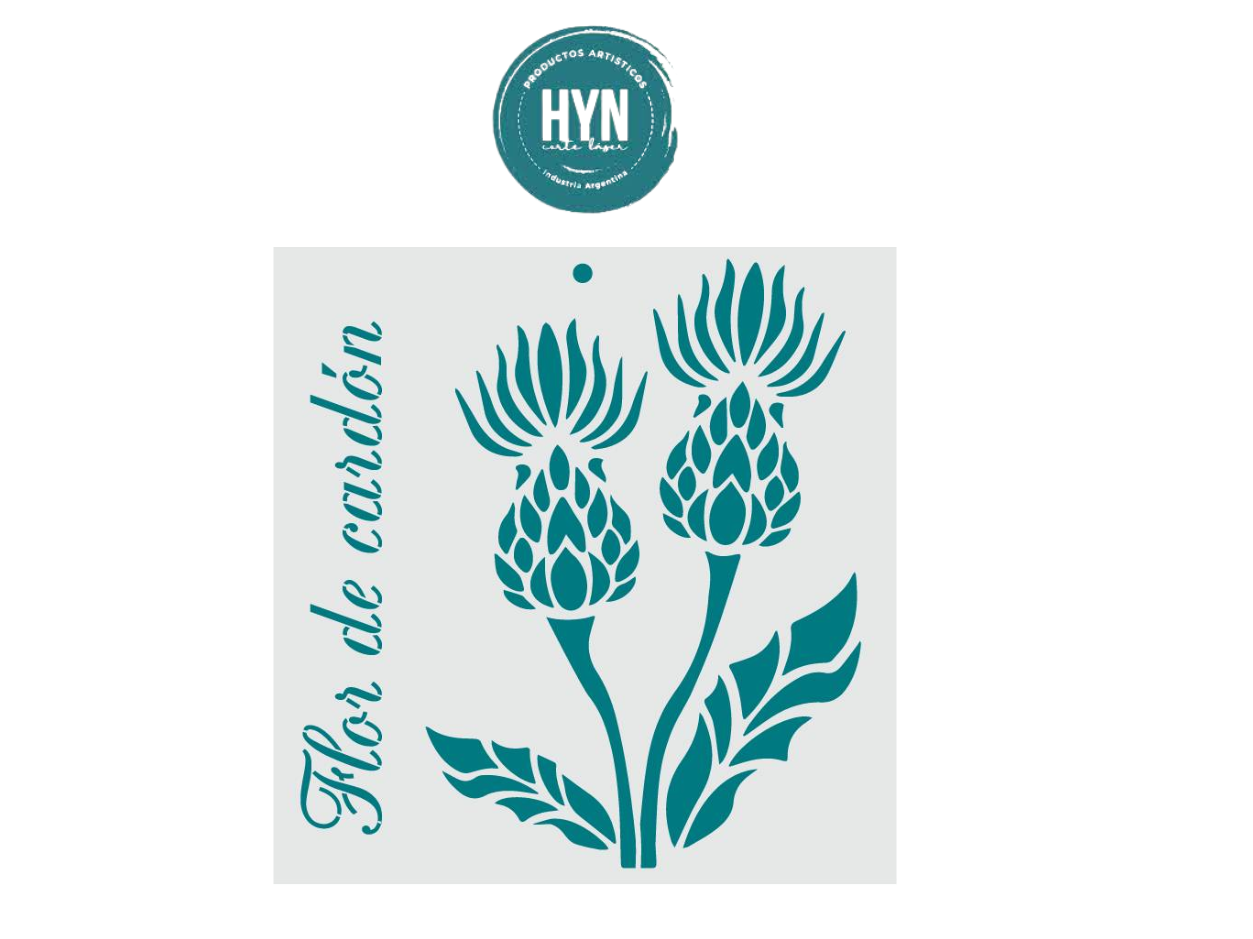 Hyn Stencil Ste063 20x20 cm