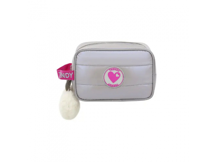 Cartuchera Trendy Con Tira Lila