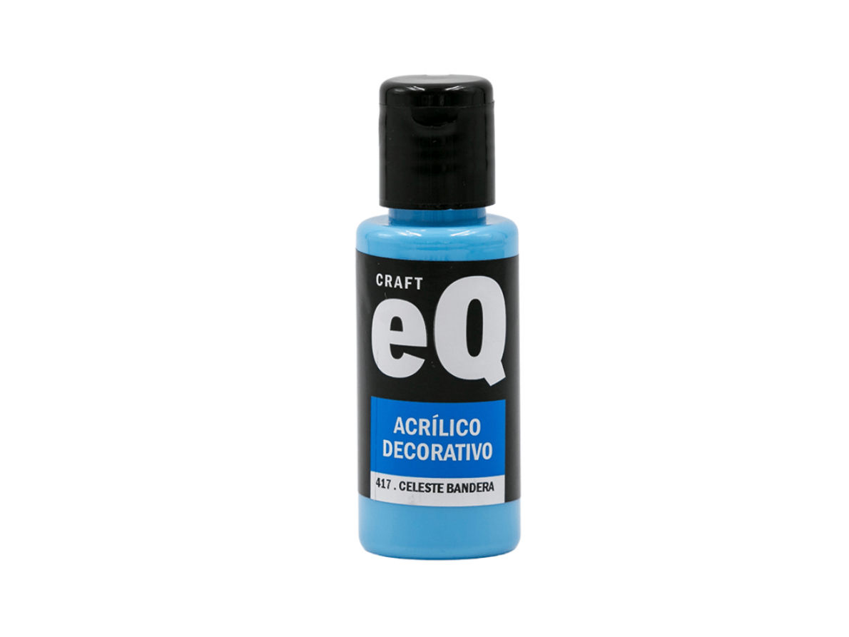Acrilico EQ Celeste Bandera (417) x50cc