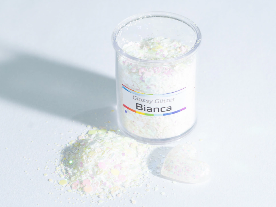 Glossy Glitter Bianca