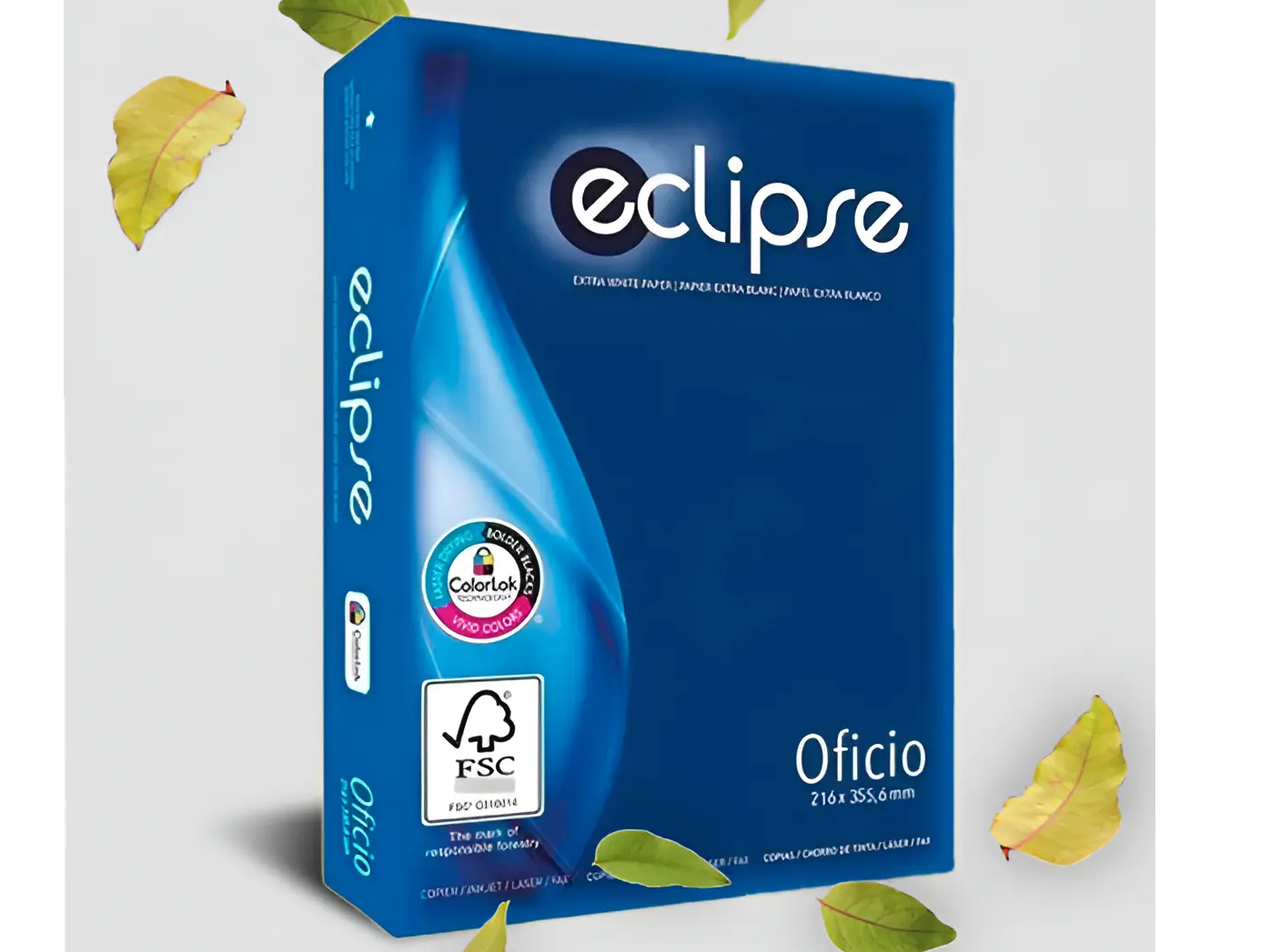 Resma Eclipse Oficio 75gr Pqx500 Blanco Alcalino
