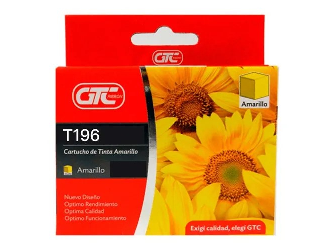 Cartucho GTC 196 Amarillo Alternativo