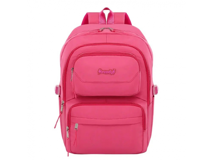 Mochila Trendy Pockets 18" Fucsia