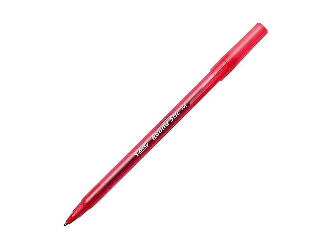 Boligrafo Bic Round Stic Rojo